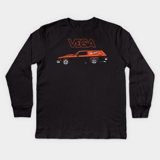 ORANGE VEGA PRO STOCK PANEL DELIVERY T-SHIRT Kids Long Sleeve T-Shirt